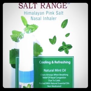 Pink salt Himalayan Nasal inhaler mint oil